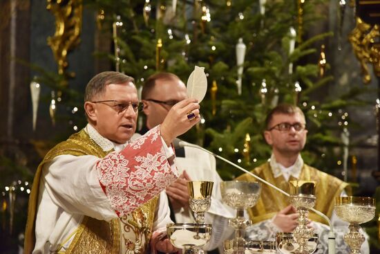 Рождественская месса во Львове