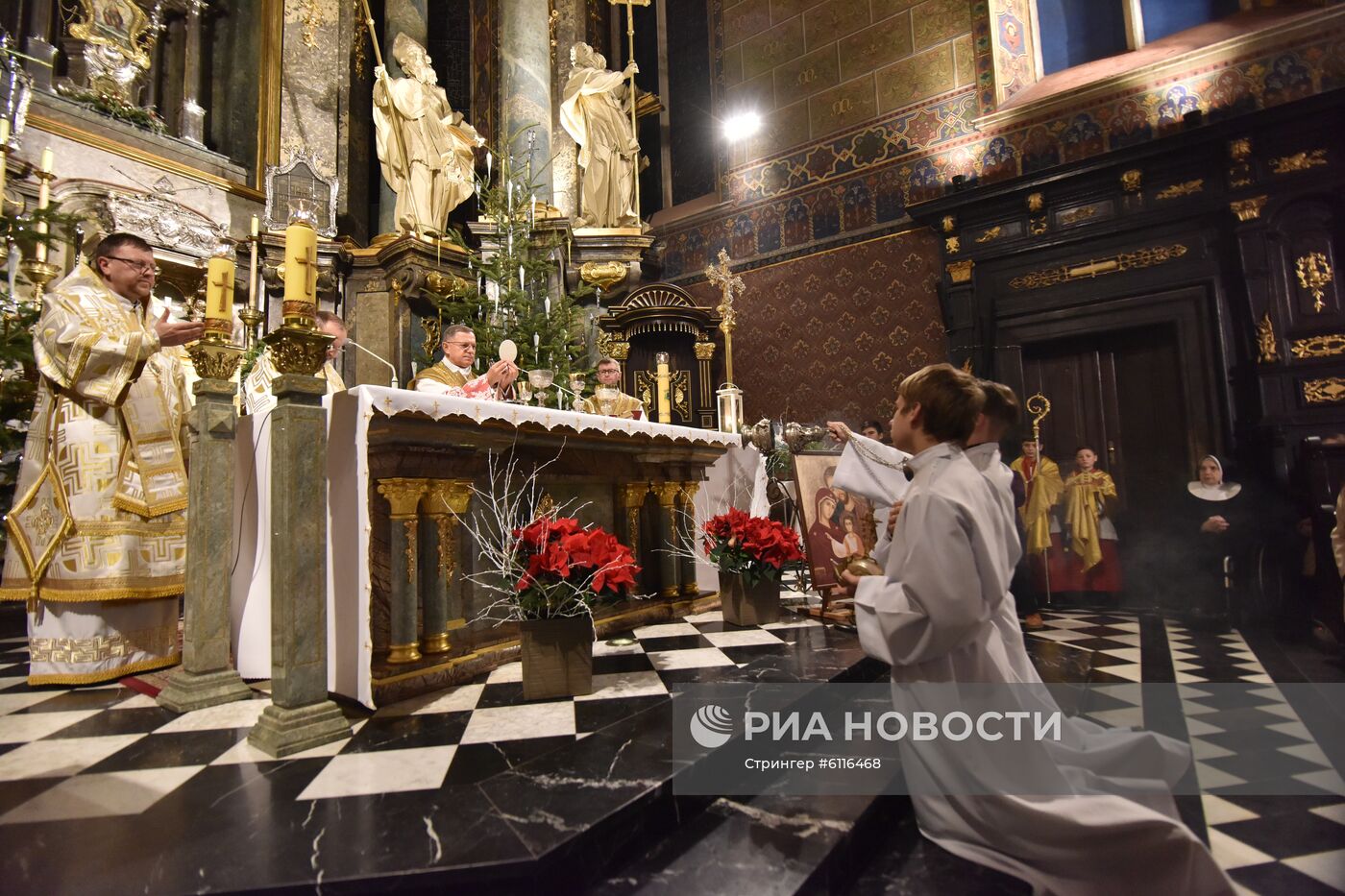 Рождественская месса во Львове