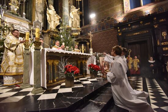 Рождественская месса во Львове