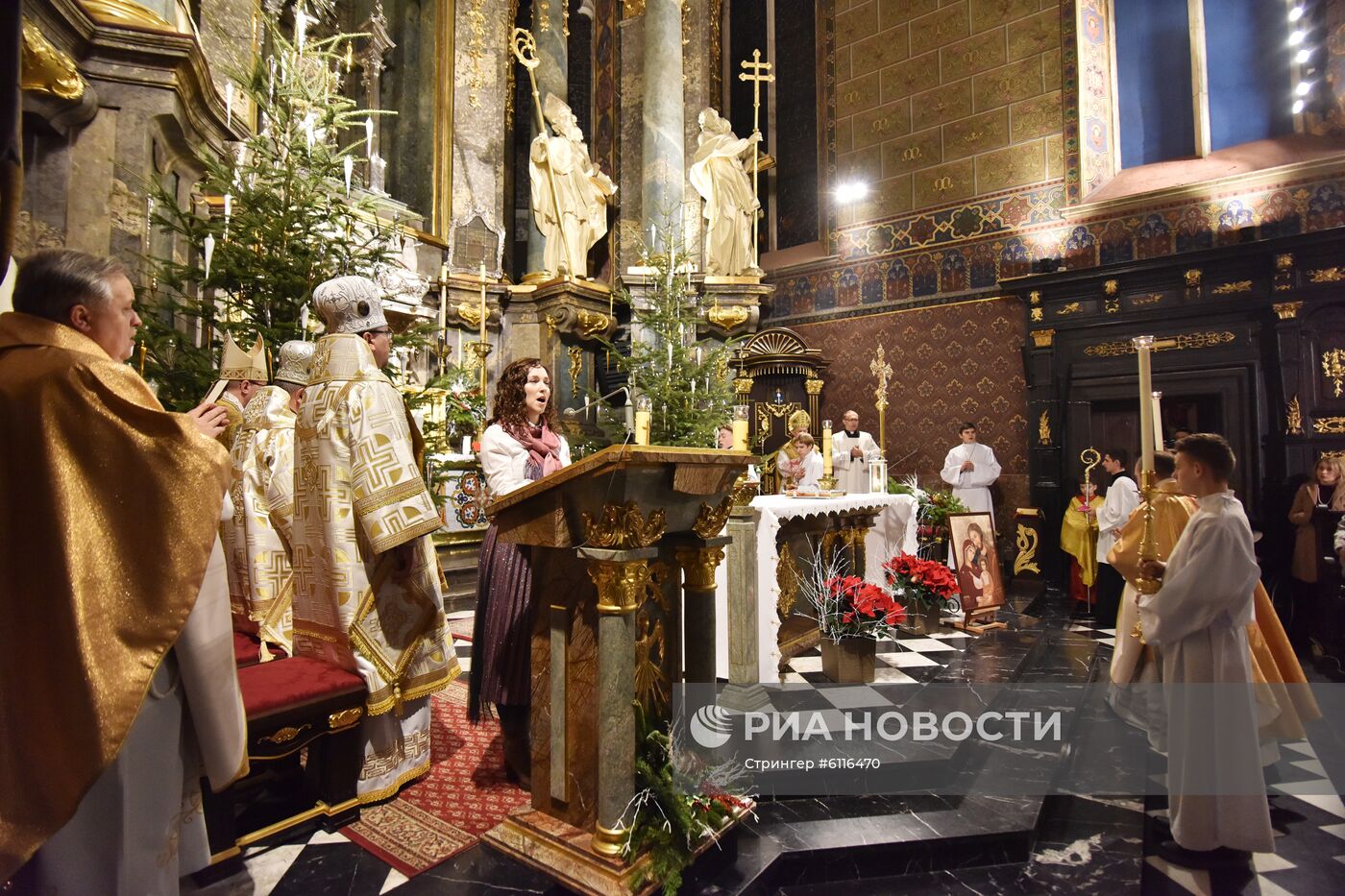 Рождественская месса во Львове
