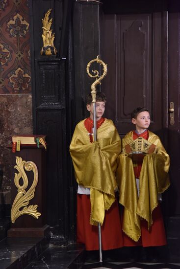 Рождественская месса во Львове