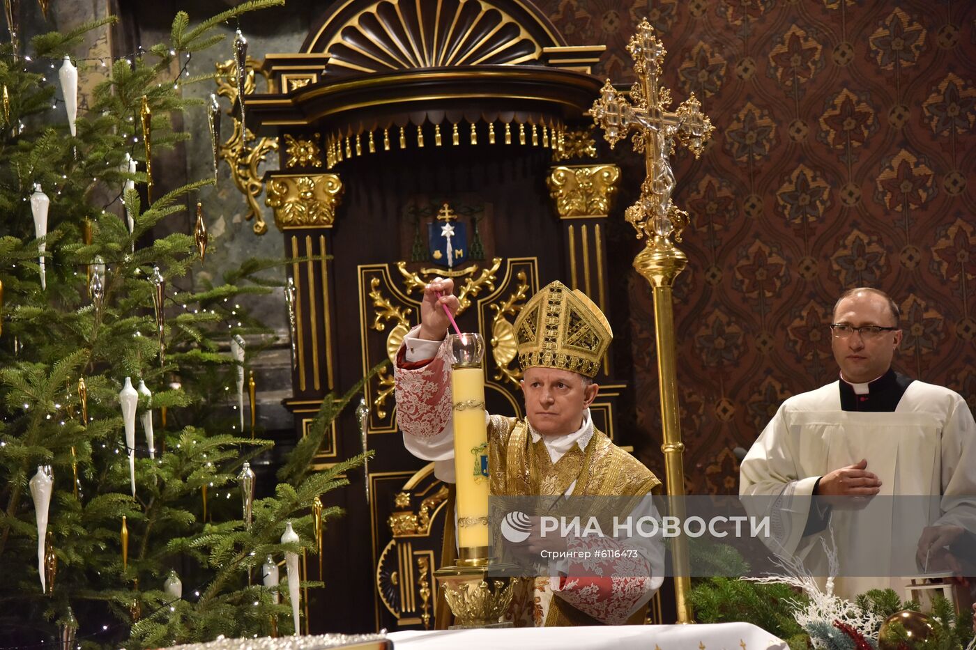 Рождественская месса во Львове