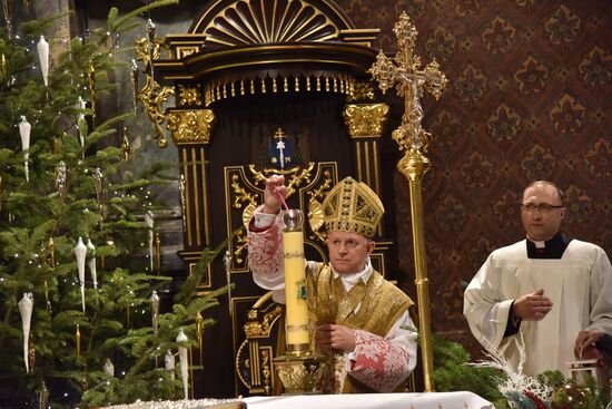 Рождественская месса во Львове