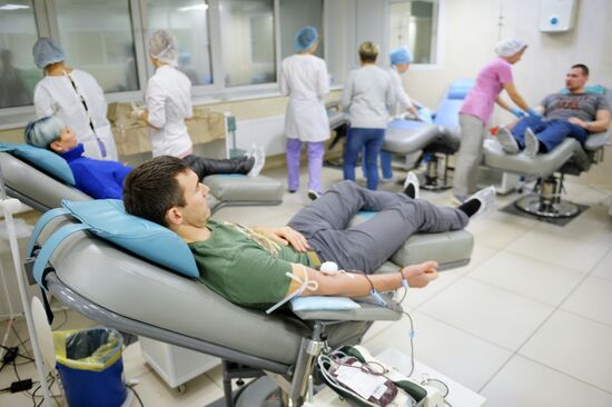 Новогодняя донорская акция "С Новым годом, Служба крови!" в Екатеринбурге