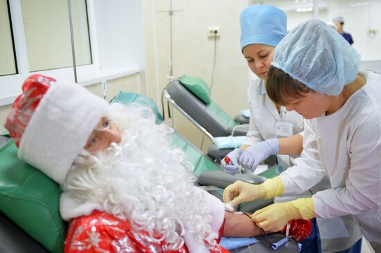 Новогодняя донорская акция "С Новым годом, Служба крови!" в Екатеринбурге