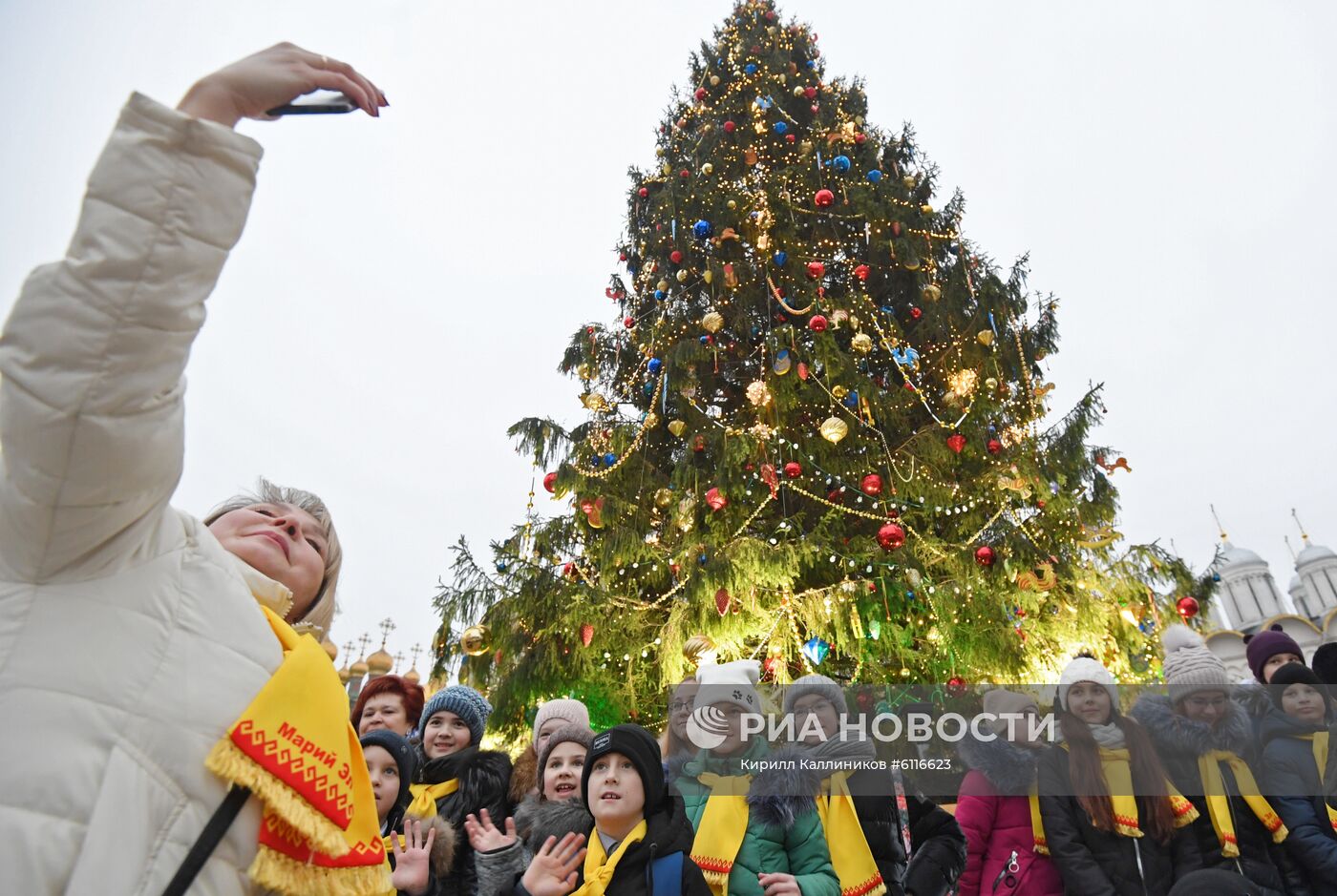Новогоднее ёлочное представление в Кремле