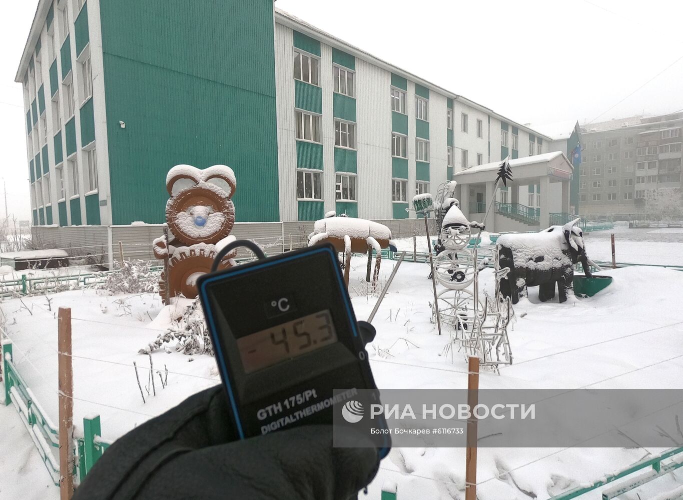 Аномальные морозы в Якутске