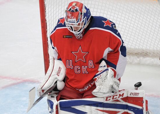 Хоккей. КХЛ. Матч ЦСКА - "Динамо" (Москва)