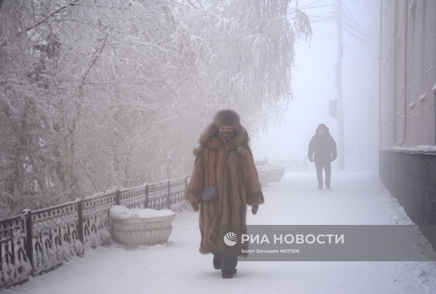 Аномальные морозы в Якутске