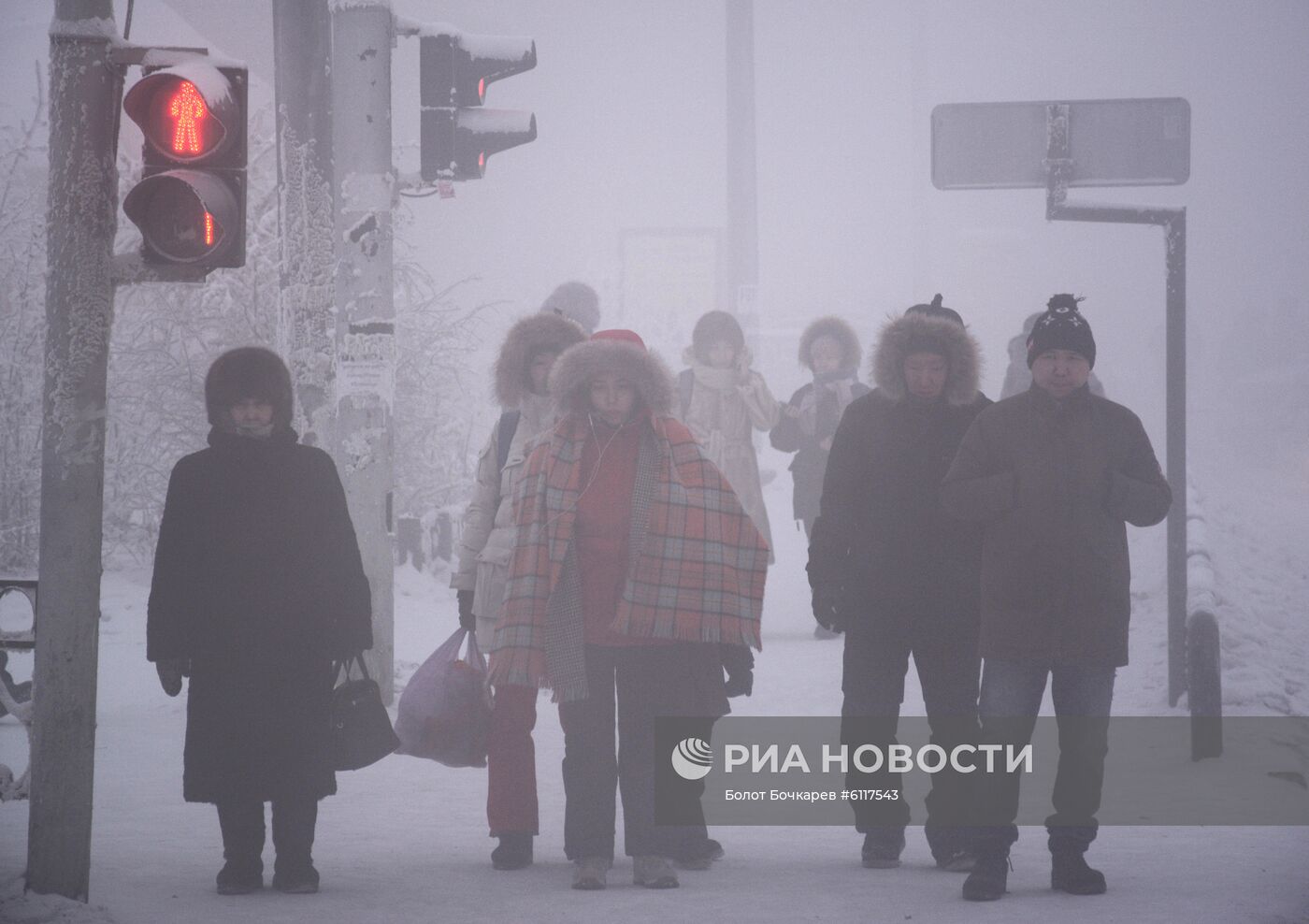 Аномальные морозы в Якутске