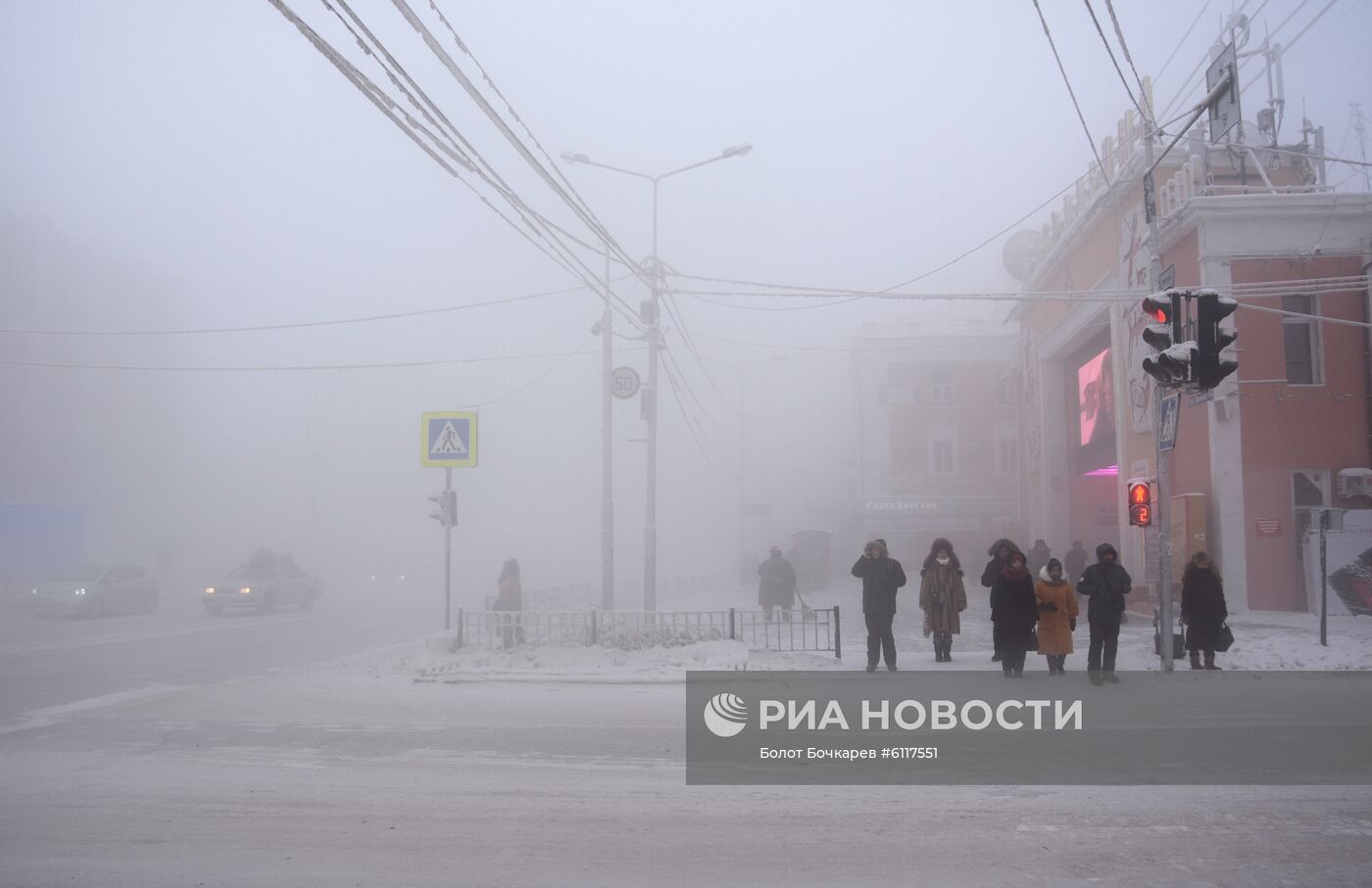 Аномальные морозы в Якутске