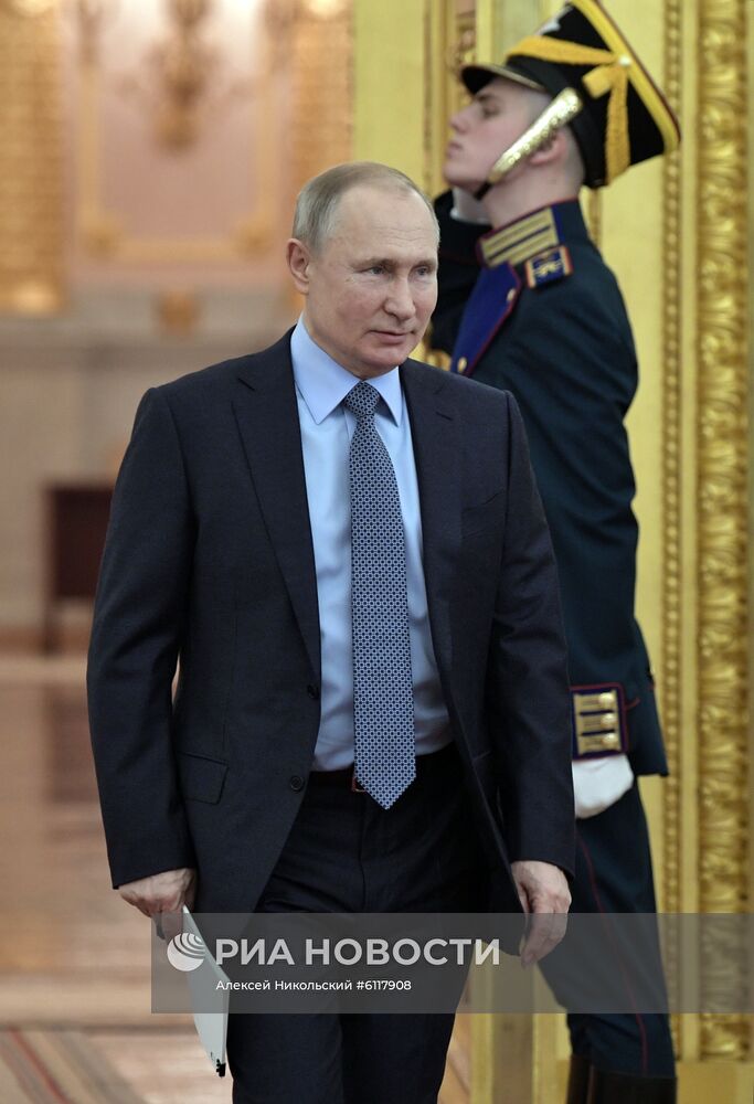 Президент РФ В. Путин провел заседание Госсовета по вопросам аграрной политики