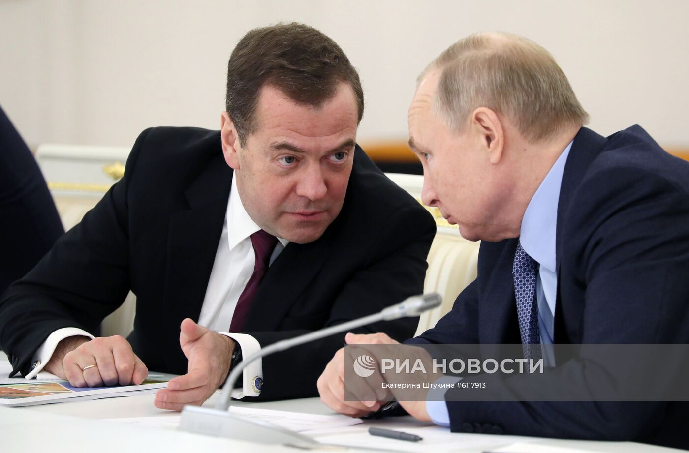 Президент РФ В. Путин провел заседание Госсовета по вопросам аграрной политики