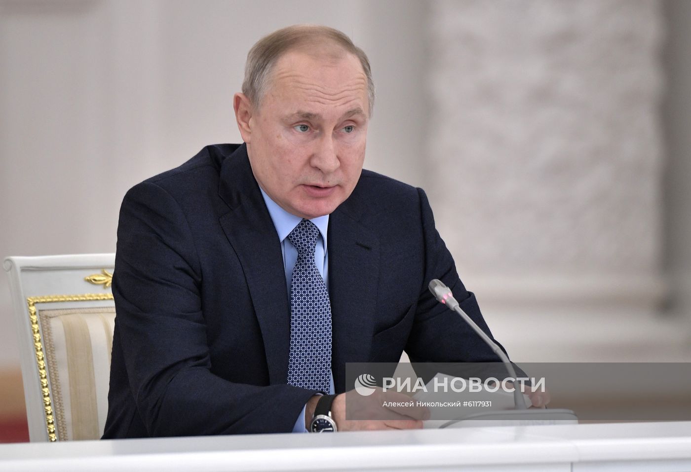 Президент РФ В. Путин провел заседание Госсовета по вопросам аграрной политики
