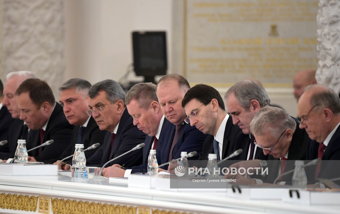 Президент РФ В. Путин провел заседание Госсовета по вопросам аграрной политики