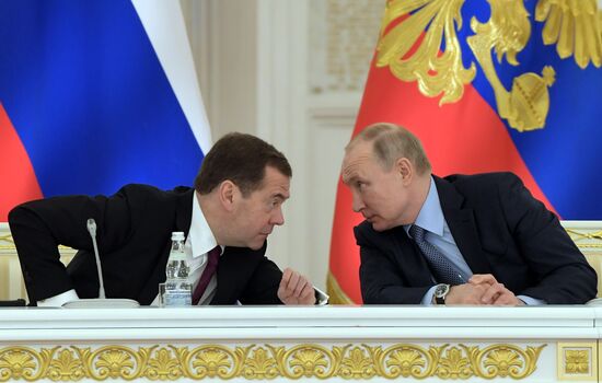 Президент РФ В. Путин провел заседание Госсовета по вопросам аграрной политики