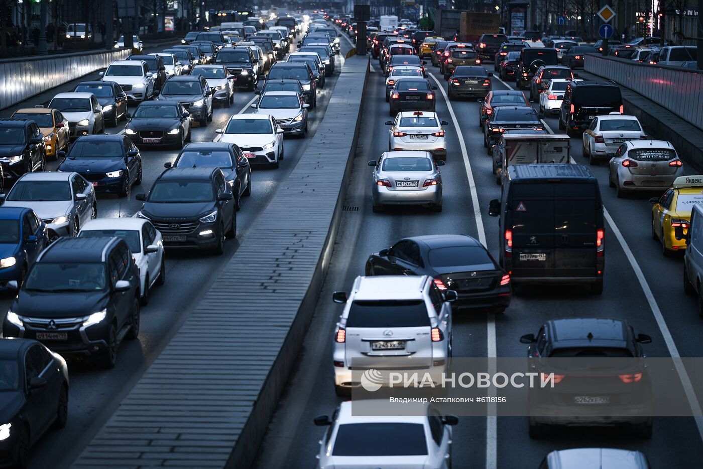 Предновогодние пробки в Москве