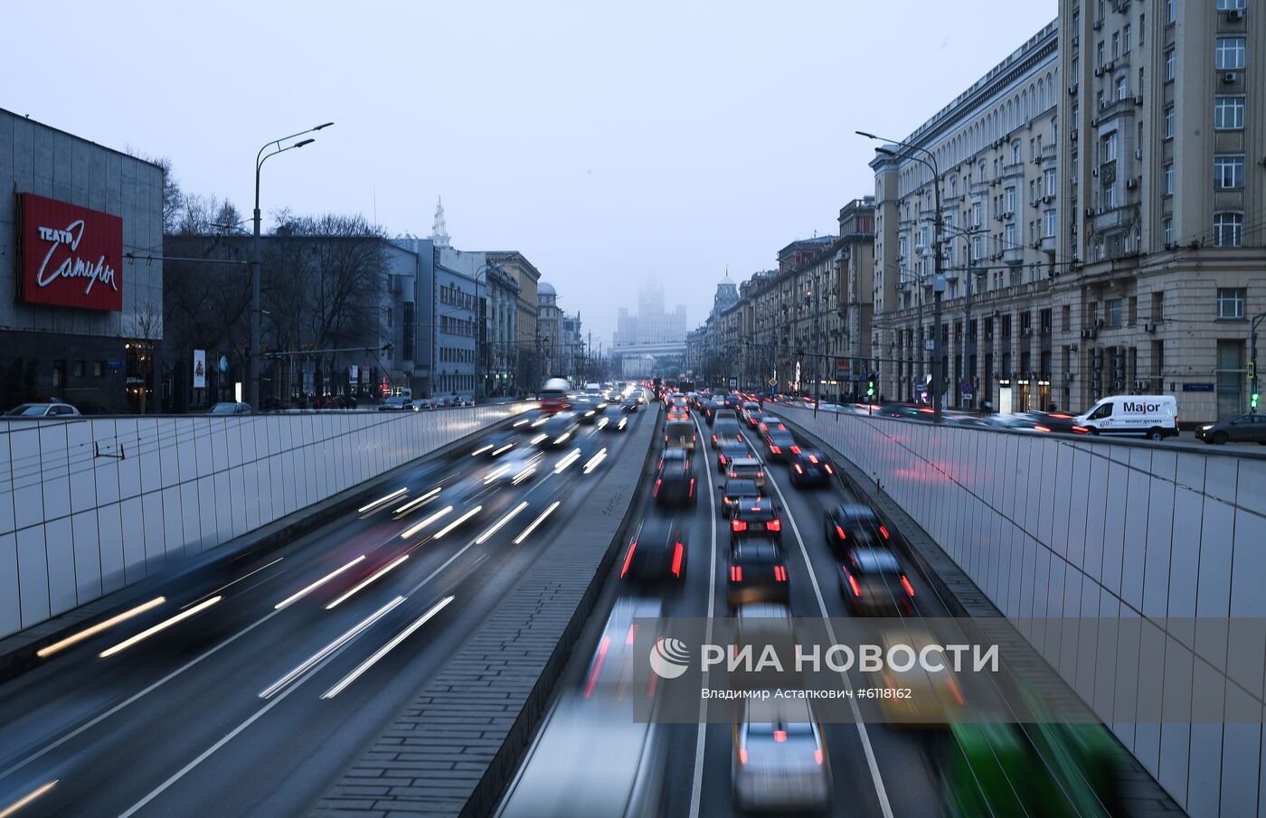 Предновогодние пробки в Москве