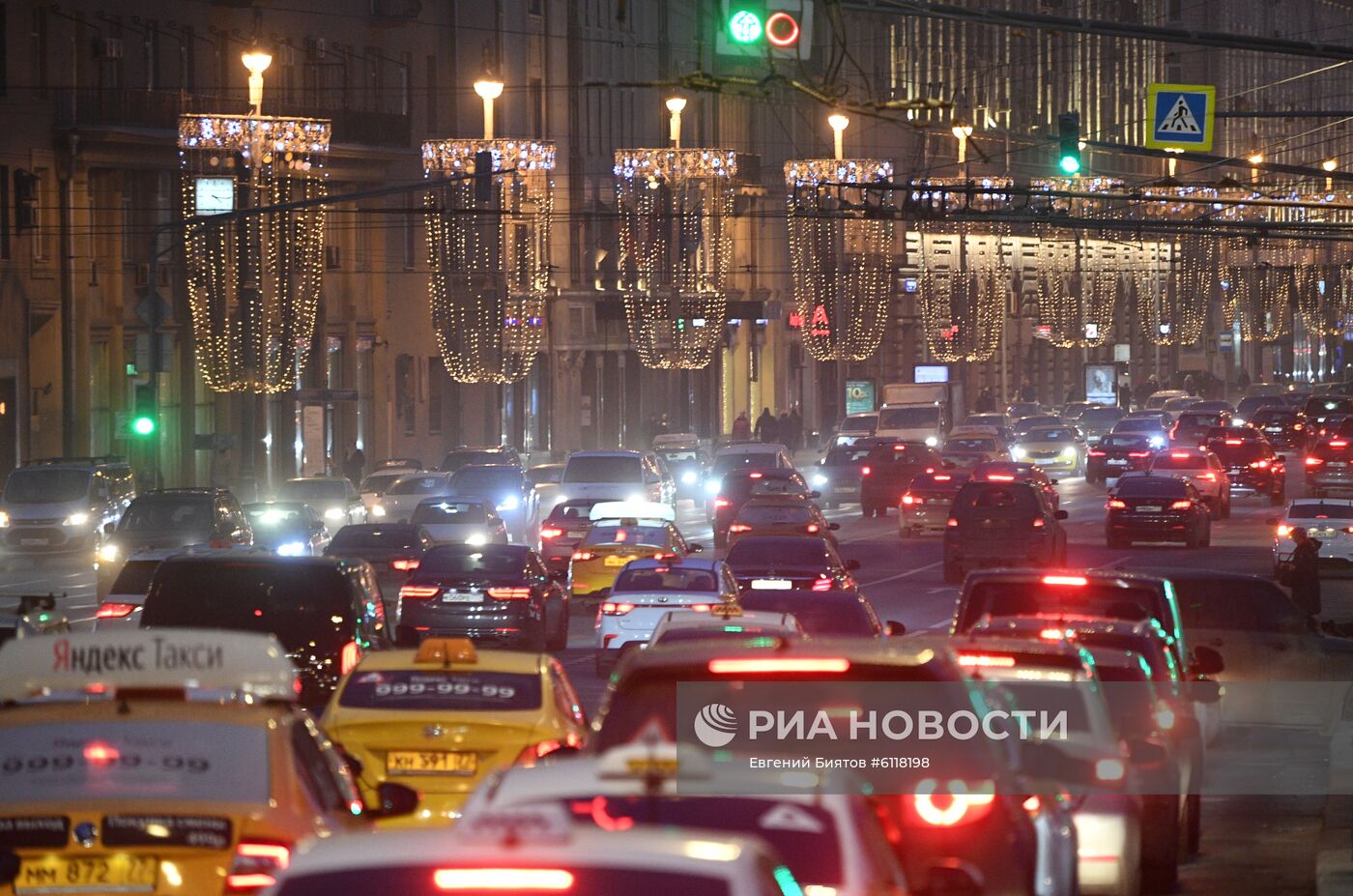 Предновогодние пробки в Москве