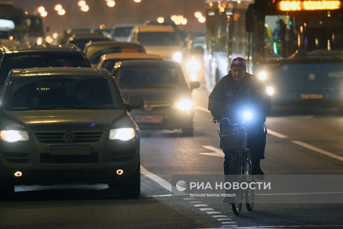 Предновогодние пробки в Москве 