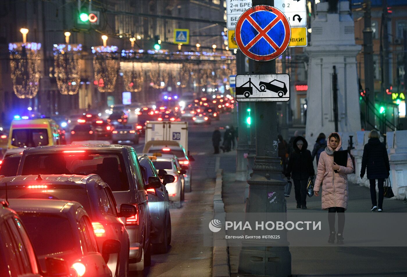 Предновогодние пробки в Москве