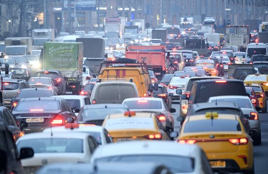 Предновогодние пробки в Москве