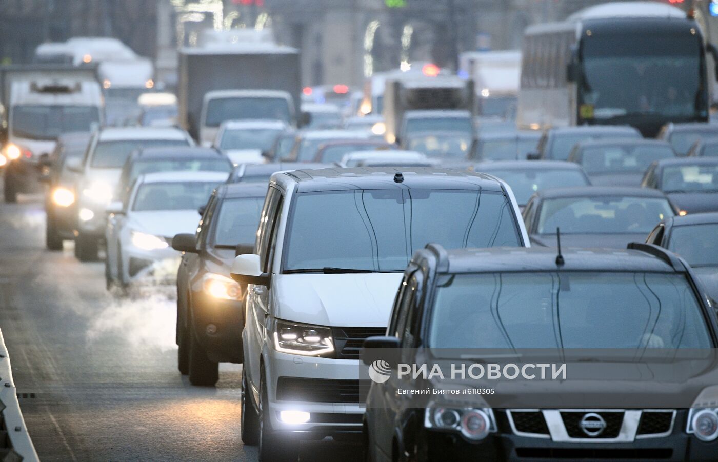 Предновогодние пробки в Москве