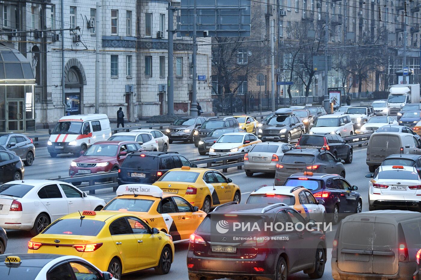 Предновогодние пробки в Москве