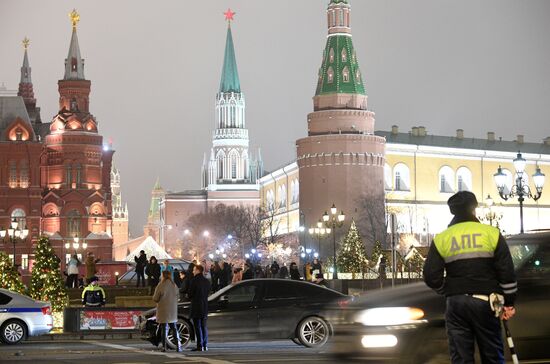 Предновогодние пробки в Москве