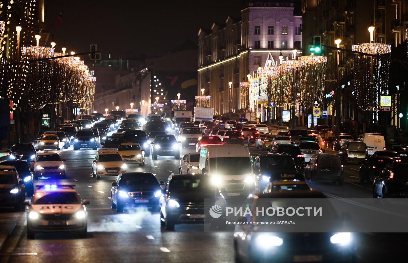 Предновогодние пробки в Москве