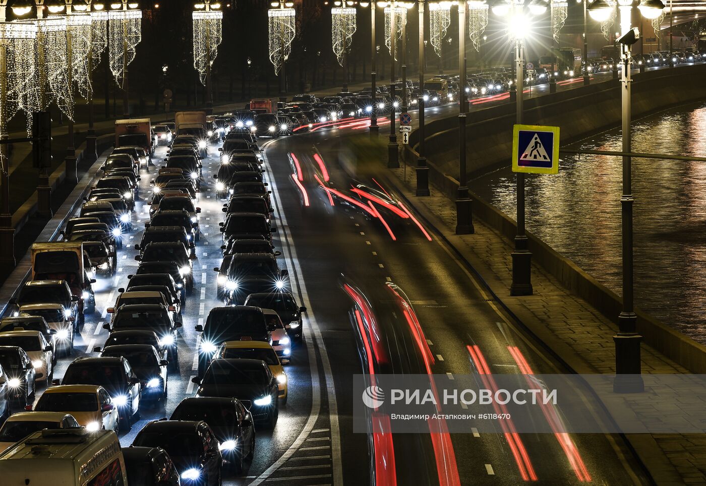 Предновогодние пробки в Москве