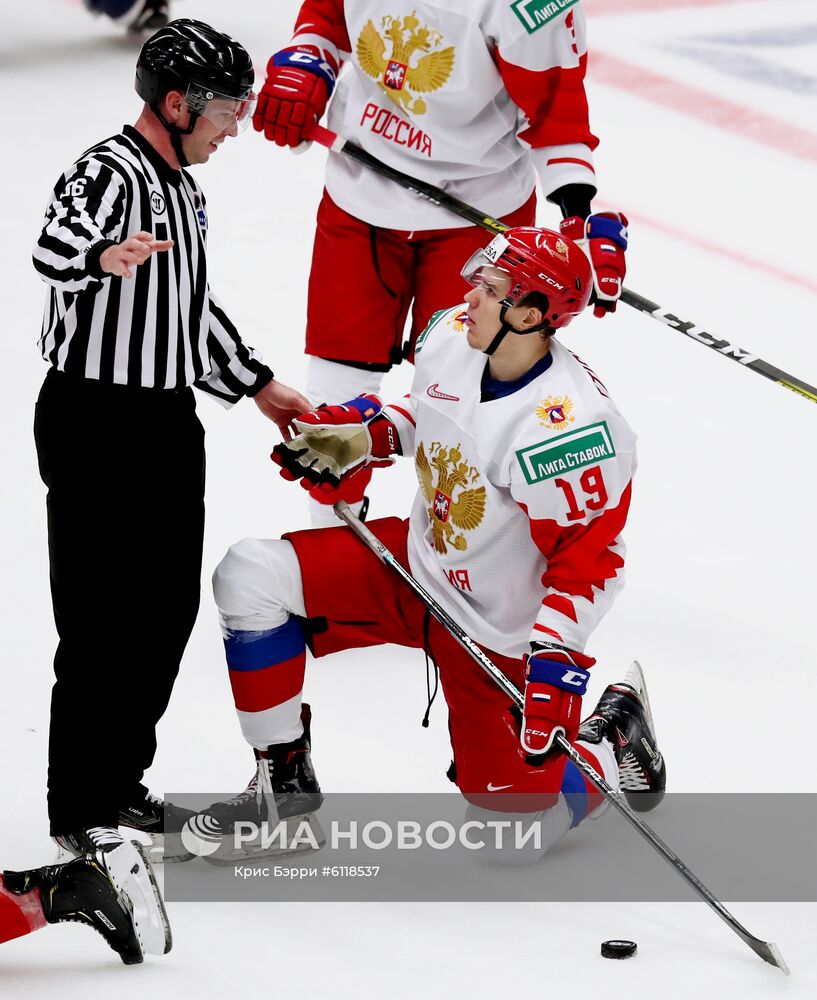 Хоккей. Молодежный чемпионат мира. Матч Чехия Россия