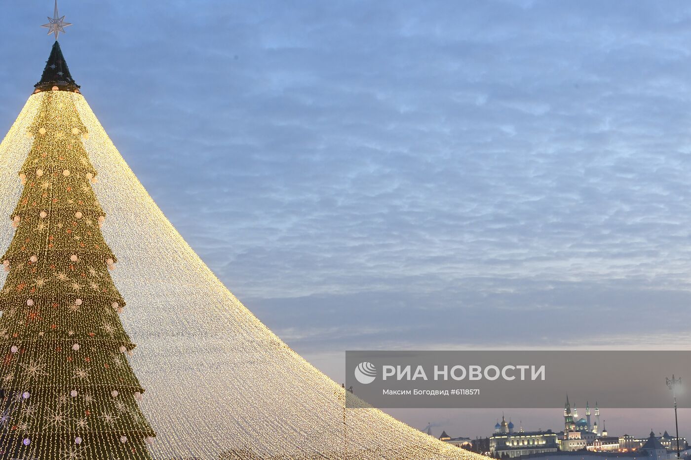 Открытие главной городской елки в Казани