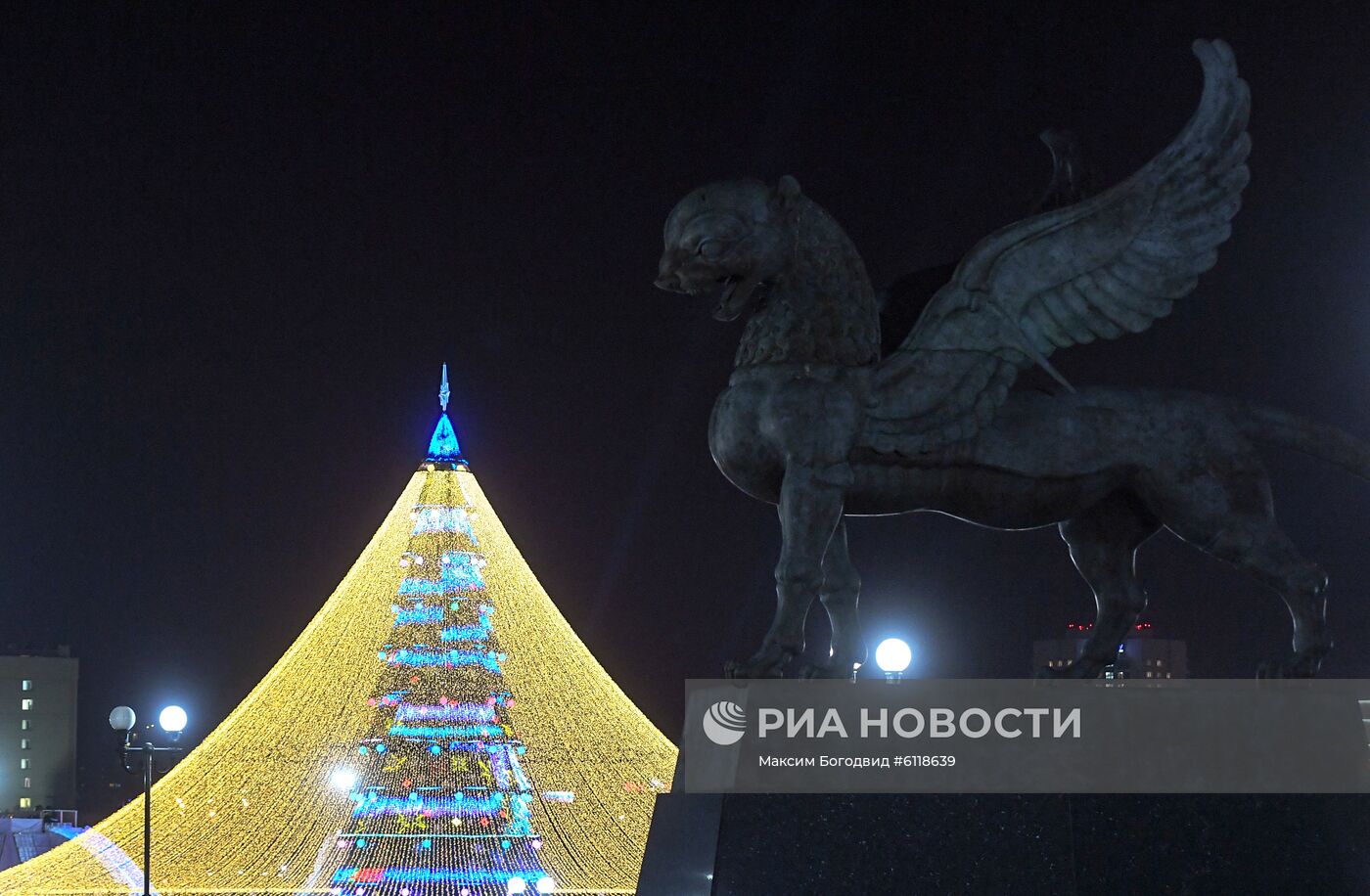 Открытие главной городской елки в Казани