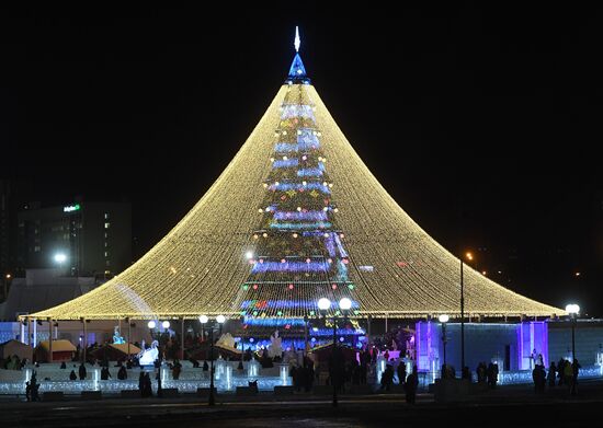 Открытие главной городской елки в Казани