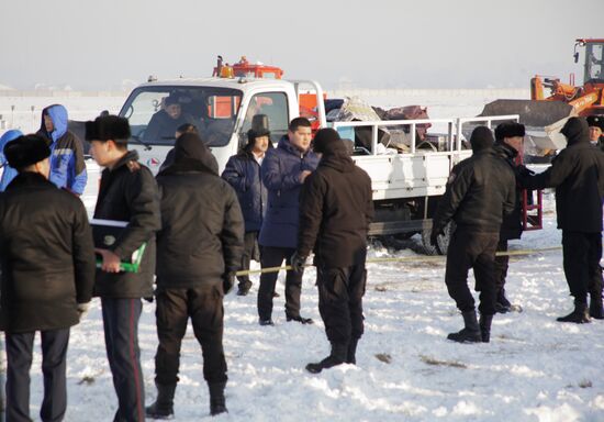 Крушение пассажирского самолета в Казахстане