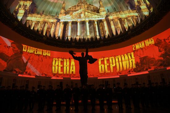 Присяга новобранцев Преображенского полка