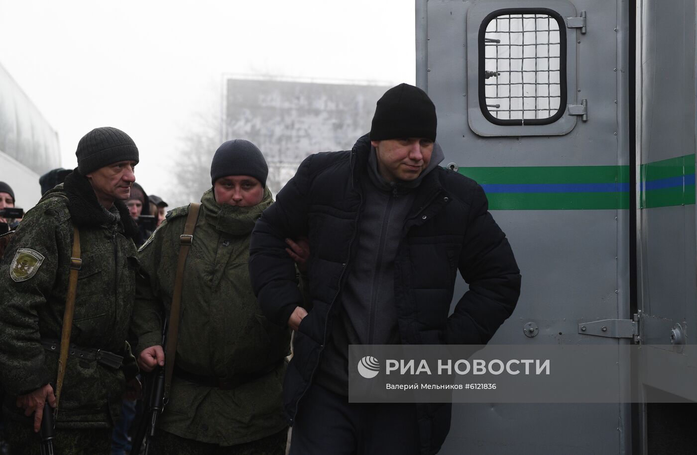 Обмен военнопленными между ДНР, ЛНР и Украиной в Донецкой области