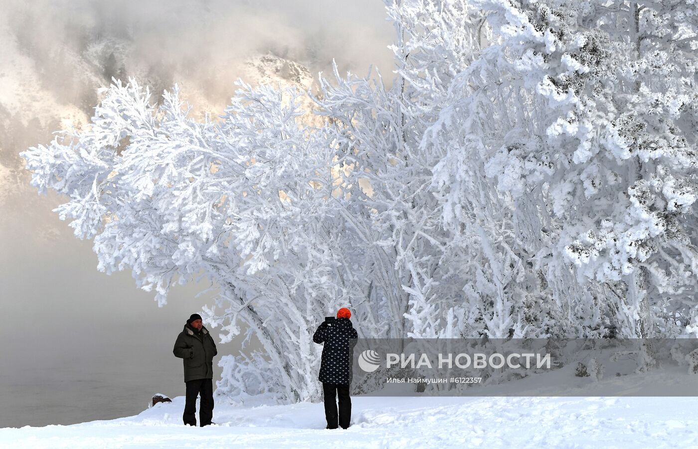 Мороз в Красноярском крае