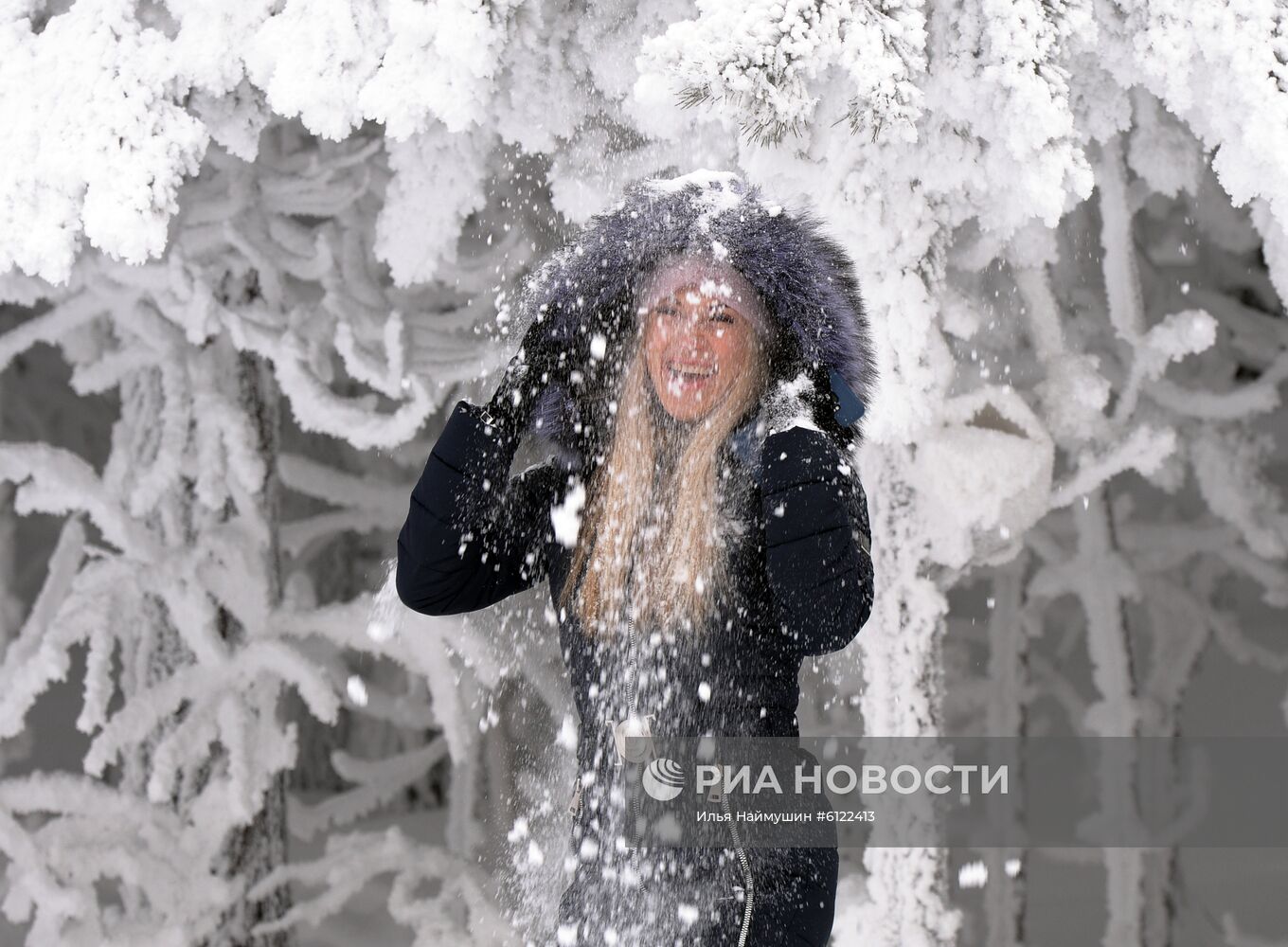Мороз в Красноярском крае