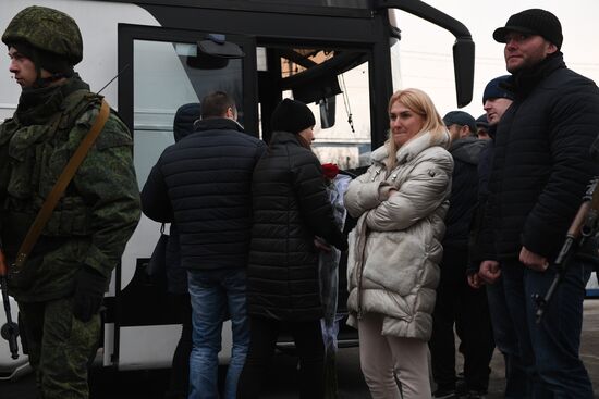 Обмен военнопленными между ДНР, ЛНР и Украиной в Донецкой области