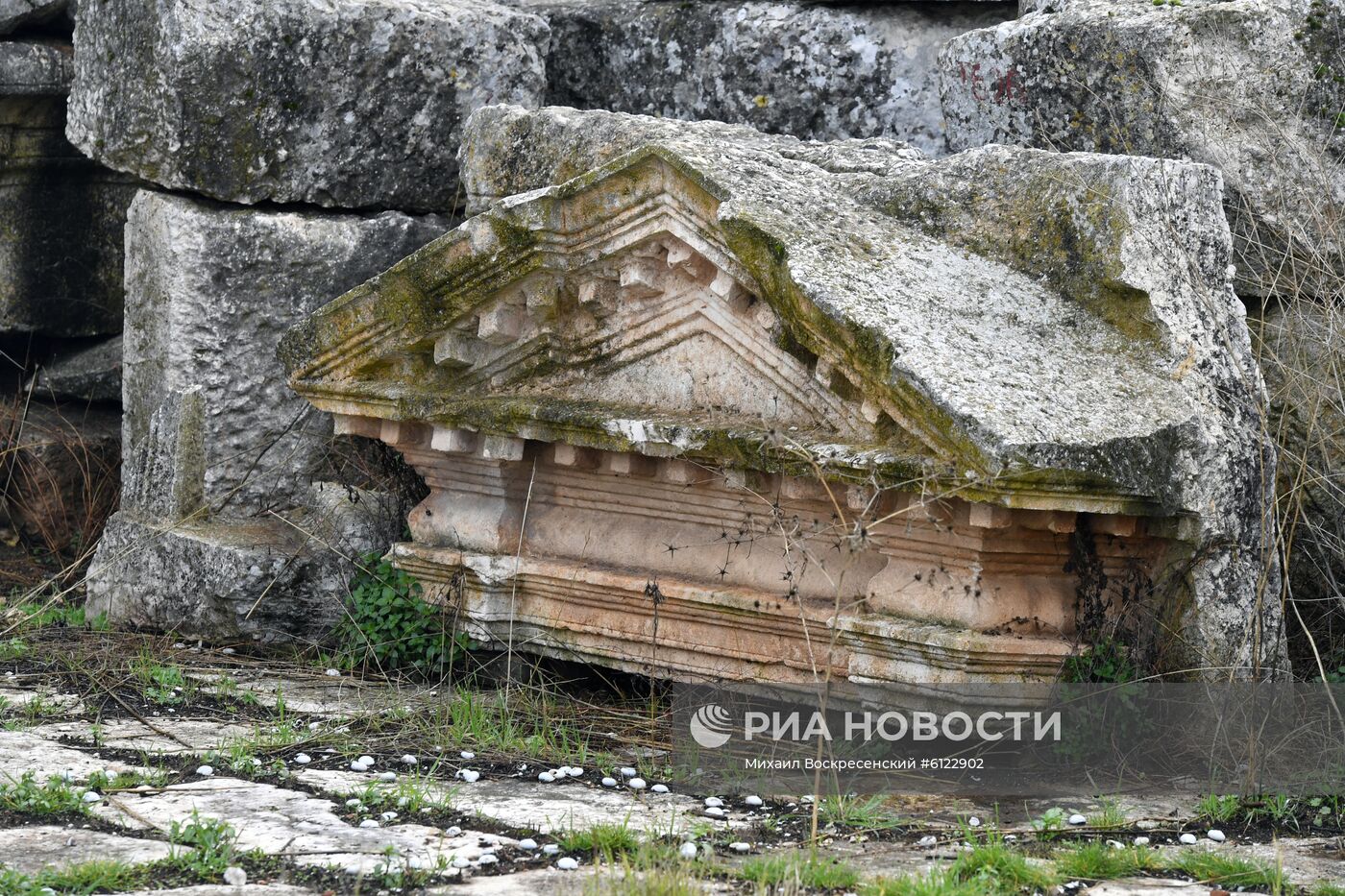 Древний город Афамия в Сирии