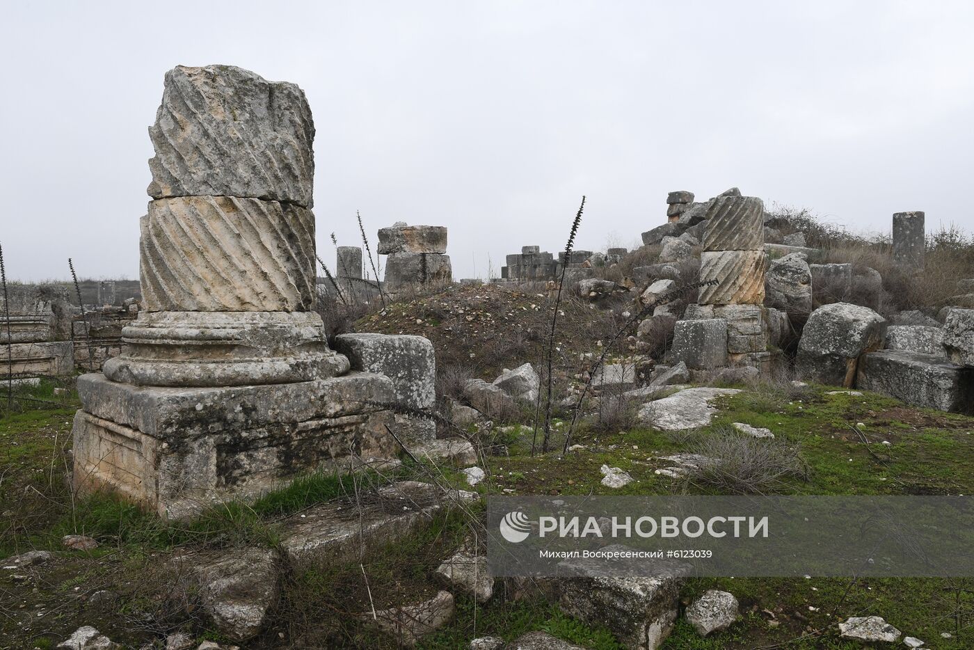 Древний город Афамия в Сирии