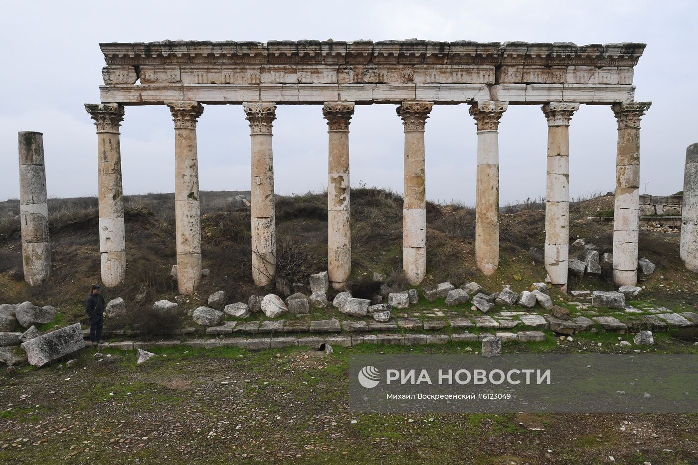 Древний город Афамия в Сирии