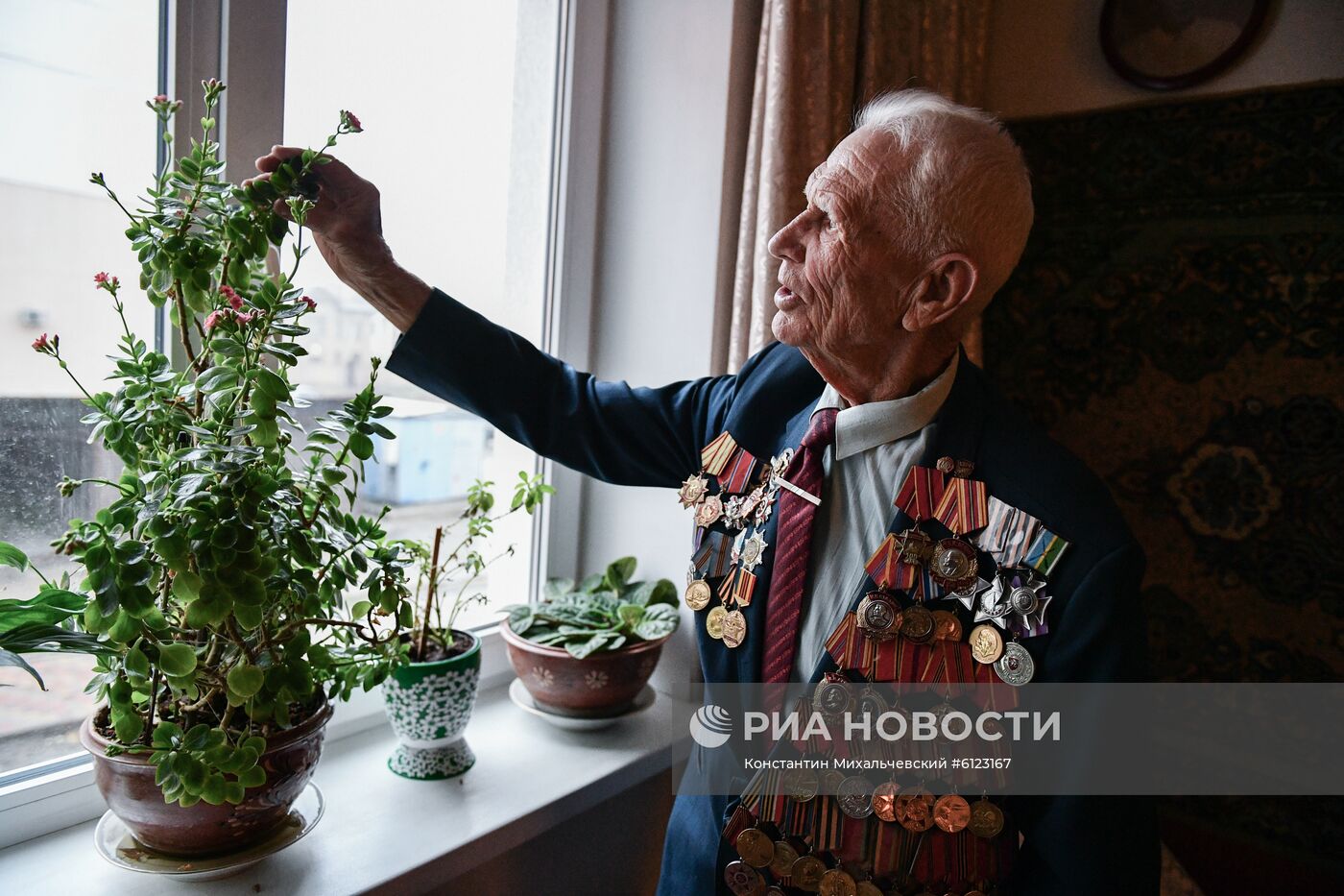 Ветеран Великой Отечественной войны И.И. Робак