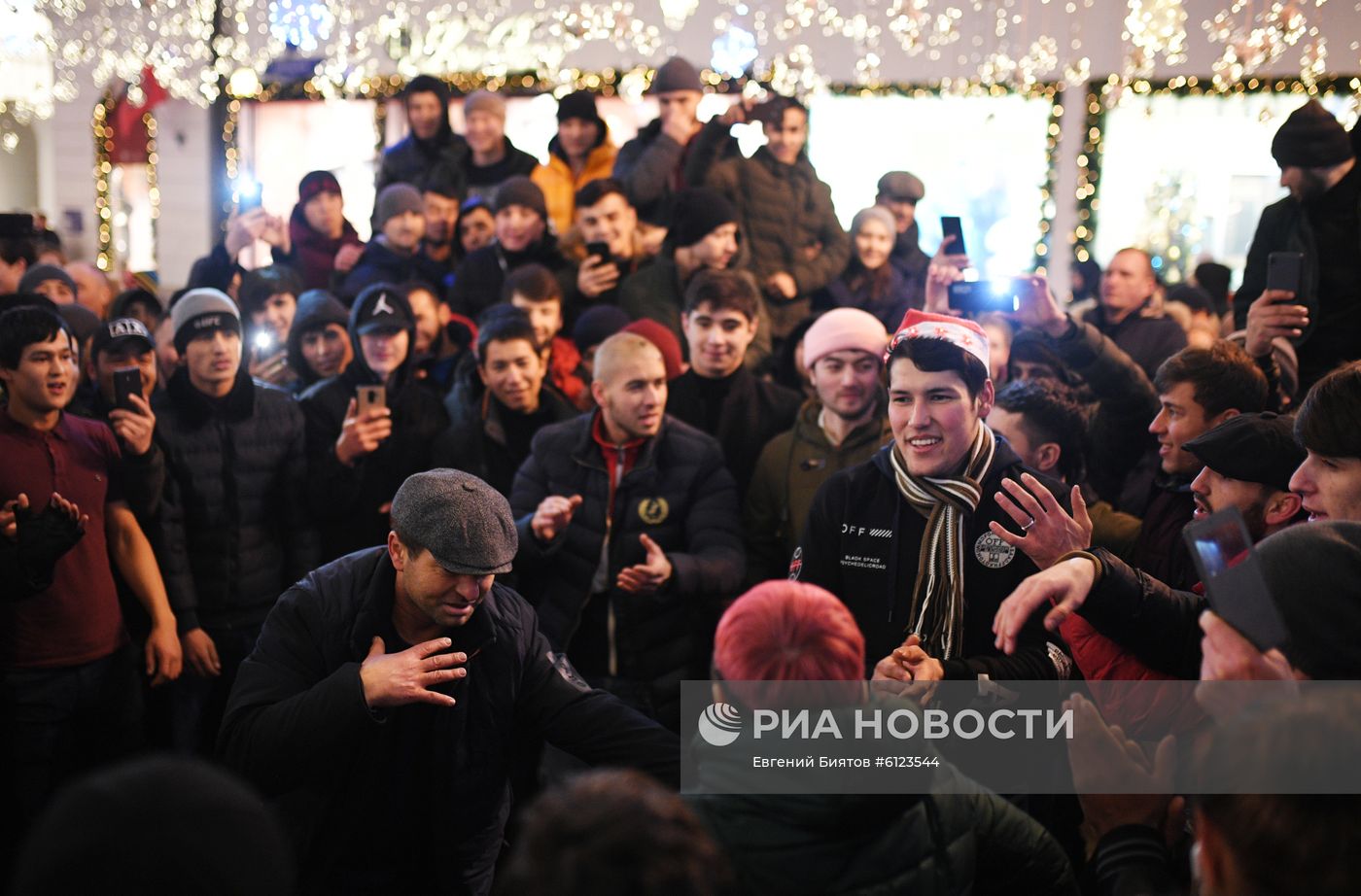 Празднование Нового года в Москве