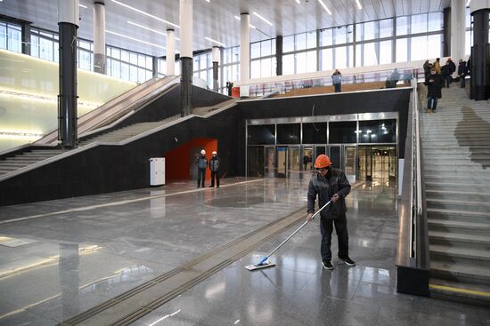 Строительство станции метро "Нижегородская" в Москве