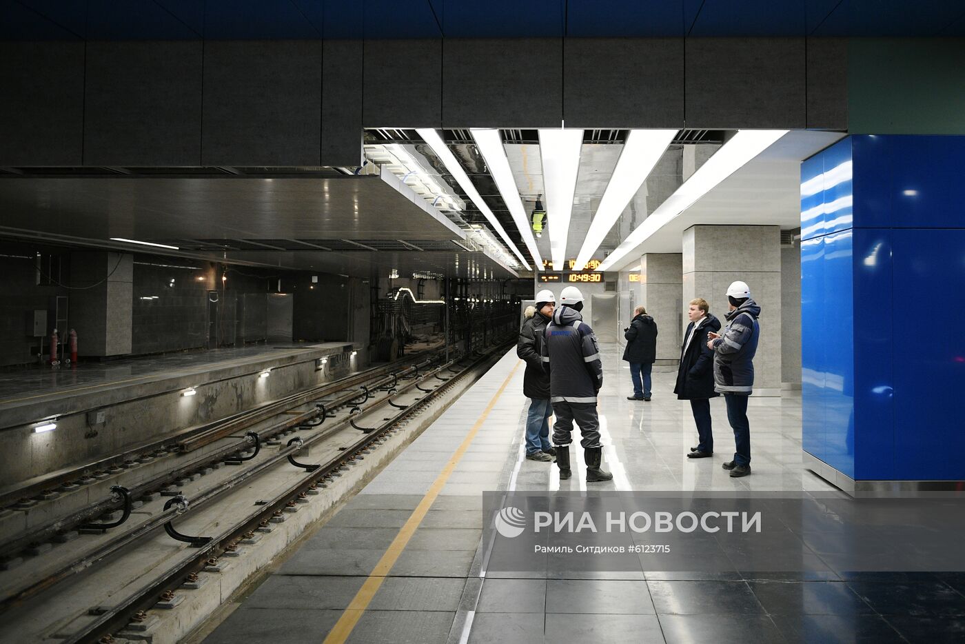 Строительство станции метро "Нижегородская" в Москве