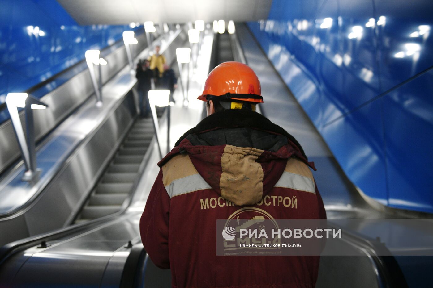 Строительство станции метро "Нижегородская" в Москве