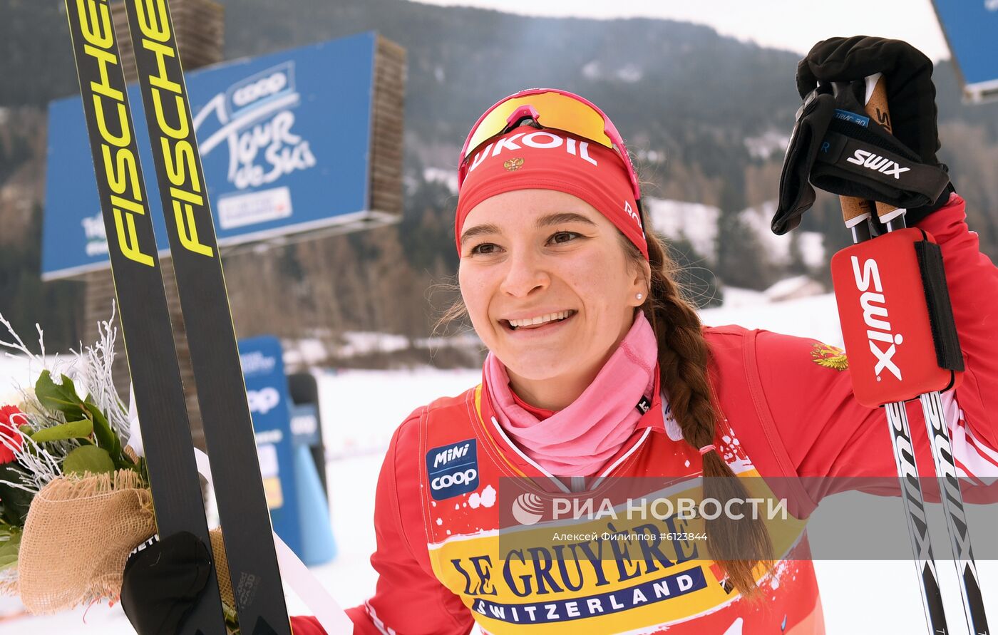 Лыжные гонки. Тур де Ски. Женщины. Масс-старт